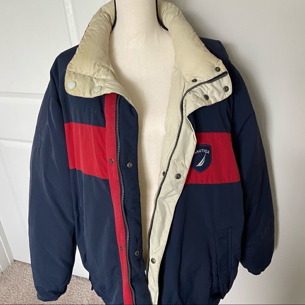 Nautica Red & Navy Winter Jacket - Picture 3 of 6